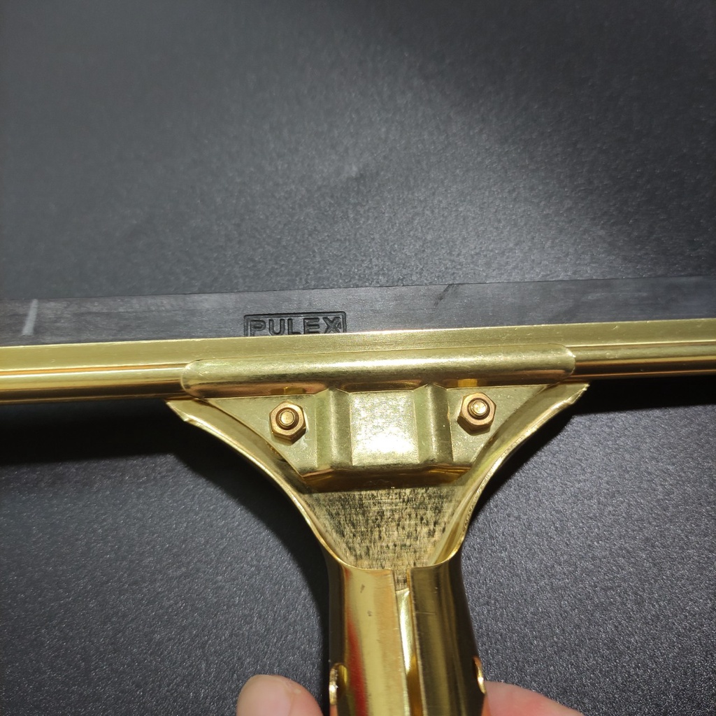 Cây lau kính cầm tay Pulex 35cm cao cấp màu vàng gold chuyên dụng vệ sinh kính mà mặt phẳng