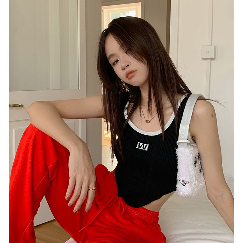 Áo Hai Dây Vạt Ngắn Thời Trang Mùa Hè Hàng Mới Dành Cho Bạn Nữ 2022