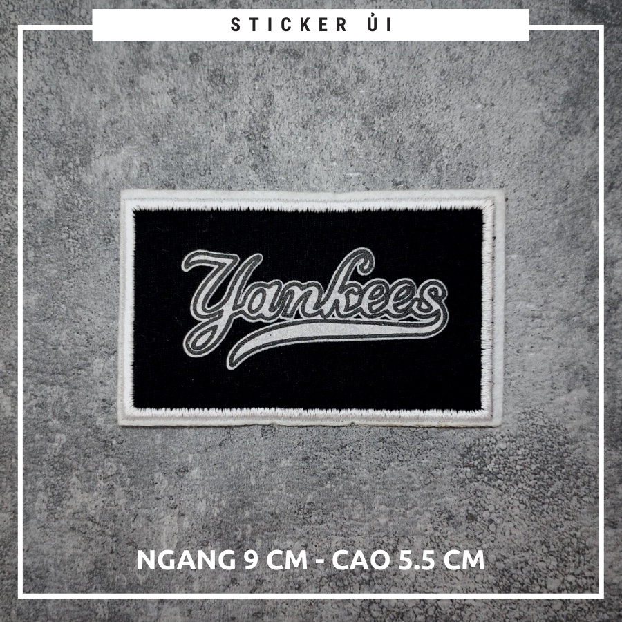 Sticker ủi áo Cao cấp - CÓ SẴN KEO ỦI - sticker vải dùng làm miếng vá áo, phụ kiện trang trí quần áo, balo, giày, nón