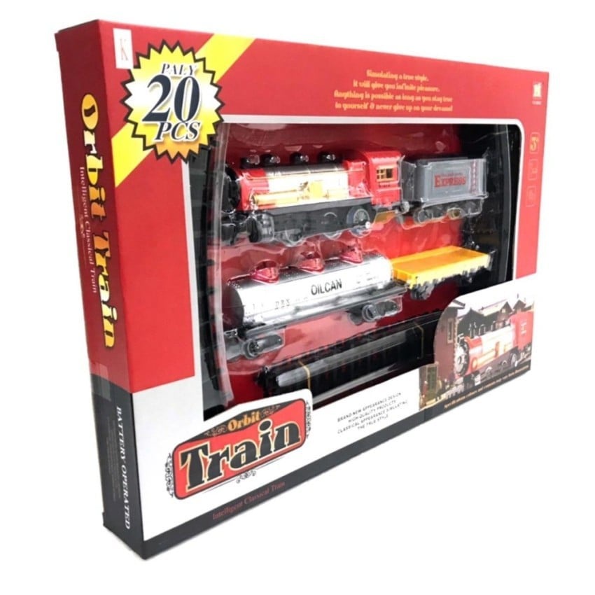 Đồ chơi trẻ em, bộ đồ chơi lắp ghép, ráp đường ray  tàu hỏa xe lửa dễ dàng lắp ráp, giá siêu rẻ, 20 chi tiết