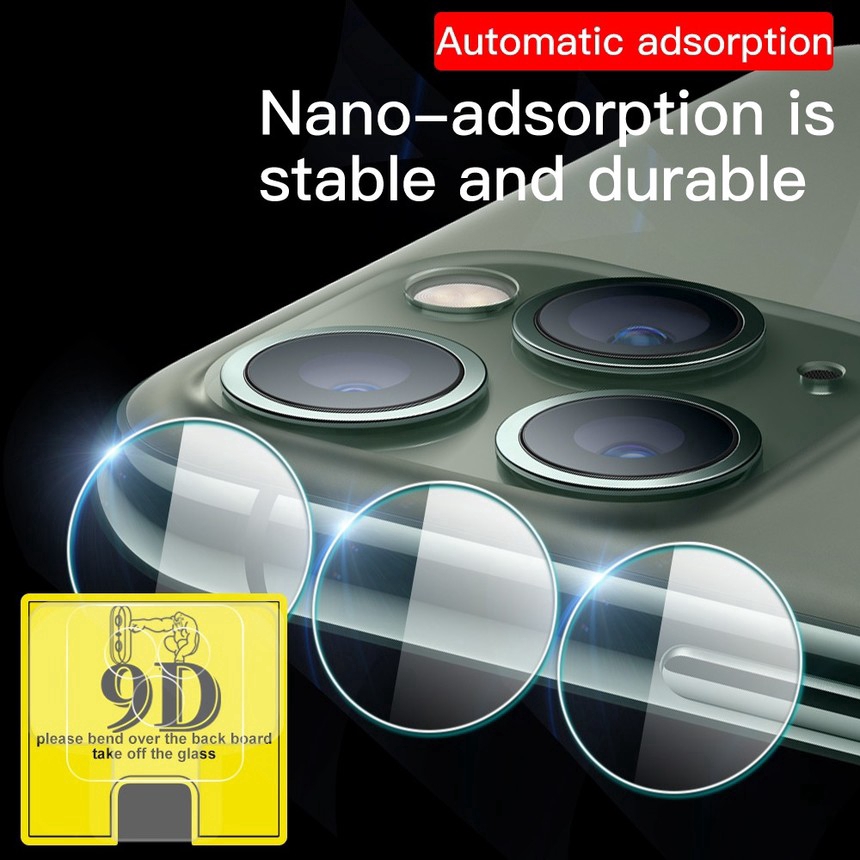 Phim cường lực bảo vệ ống kính camera thích hợp cho iPhone 12 Pro Max 12 Mini SE 2020 Xs Max 11 Pro Max XR X Xs 6 7 8 6s