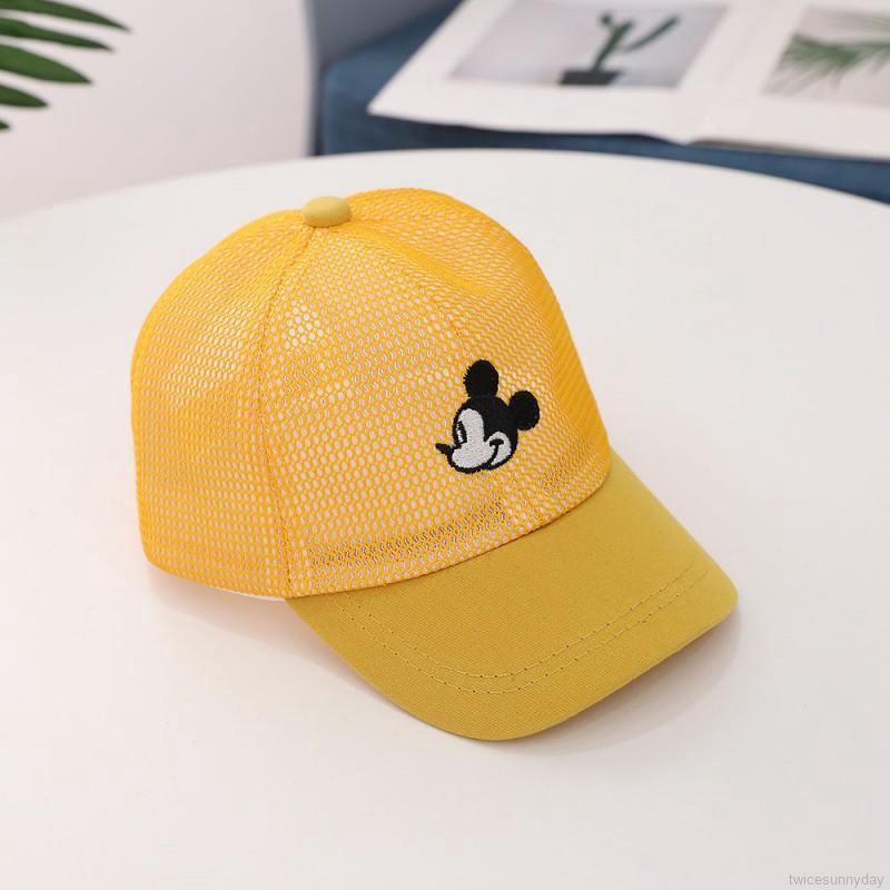 Mũ Lưỡi Trai Phối Lưới Thoáng Khí Đáng Yêu Dễ Thương Cho Bé