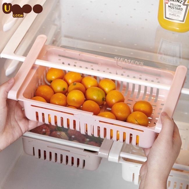 Rổ Nhựa Đựng Thực Phẩm Gắn Tủ Lạnh Tiện Dụng