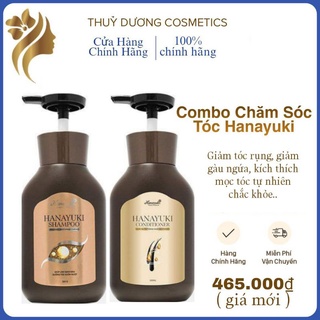 BỘ GỘI XÃ Hanayuki Shampoo chăm sóc tóc hư tổn