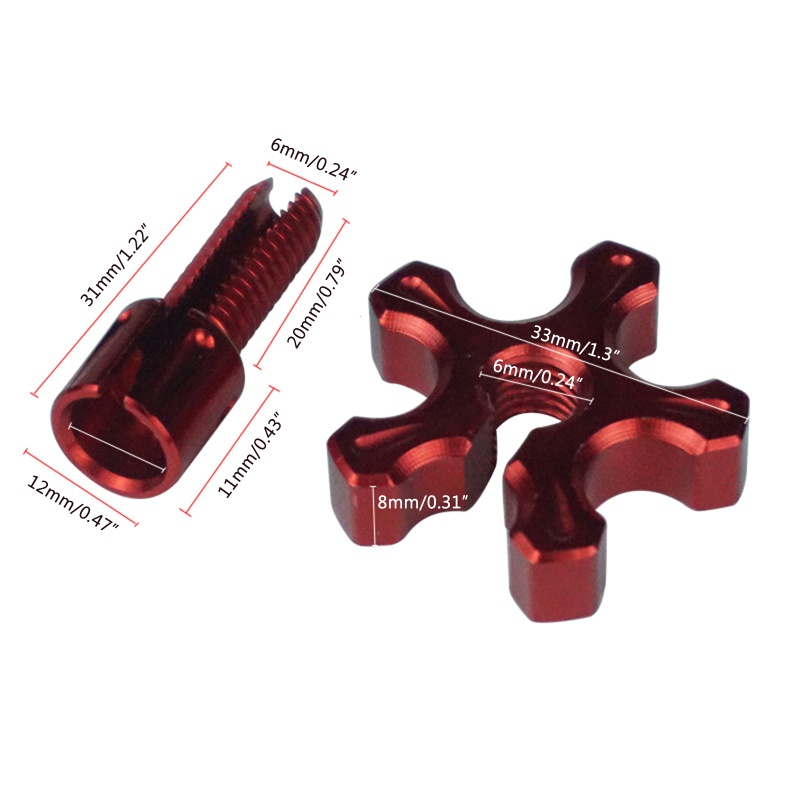 Ốc Cố Định Dây Cáp Ly Hợp Bằng Nhôm CNC Dành Cho Xe Mô Tô AR125LC EN500 ER6-F ER6-N GPX250 GPX