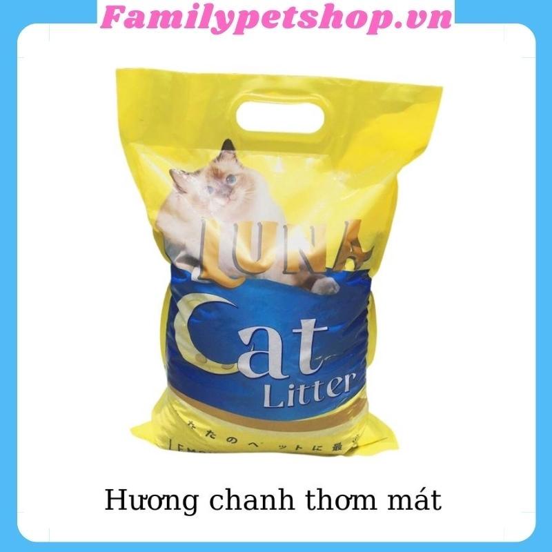 Cát vệ sinh cho mèo Luna Litter túi 8L-familypetshop.vn