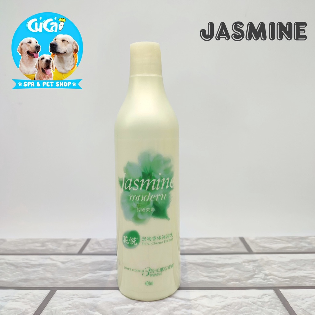 Sữa tắm nước hoa cho chó mèo Joyce & Dolls 400ml lưu hương thơm lâu, sữa tắm cho chó mèo cao cấp - Củ Cải Pet Shop
