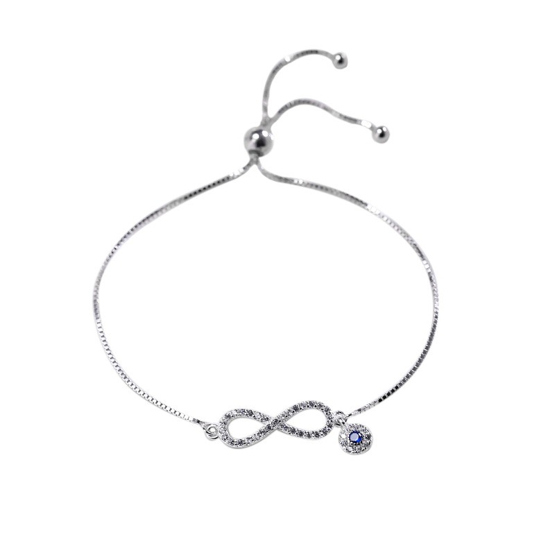 Vòng Tay Bạc Ý 925 Họa Tiết Vô Cực Siêu Xinh L2553 - Bảo Ngọc Jewelry