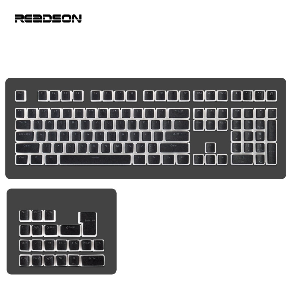 Keycaps PBT Profile OEM Readson Pudding 125 phím dành cho phím cơ