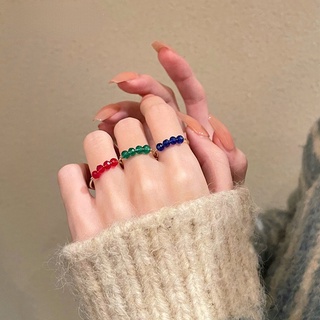 Nhẫn hợp kim đính đá thời trang