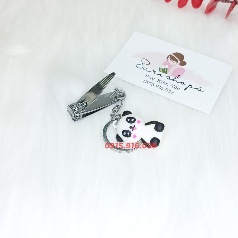Cắt móng tay kèm móc khóa cao su