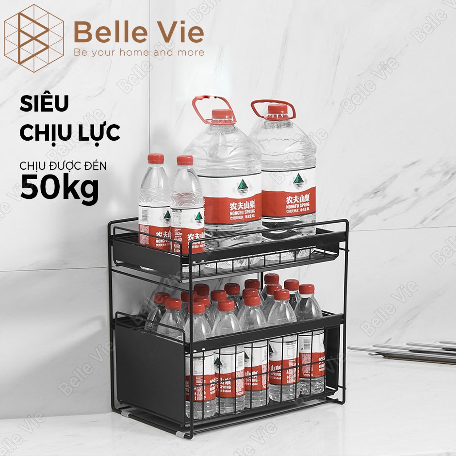 Kệ Bếp Đa Năng BELLEVIE Kệ Để Đồ Nhà Bếp Cao Cấp Kệ Gia Vị Sơn Tĩnh Điện Hiện Đại