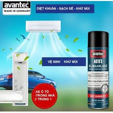 [ HIỆU QUẢ 100 ] Chai rửa máy lạnh trong xe ô tô và trong nhà siêu sạch Diệt Khuẩn Avantec