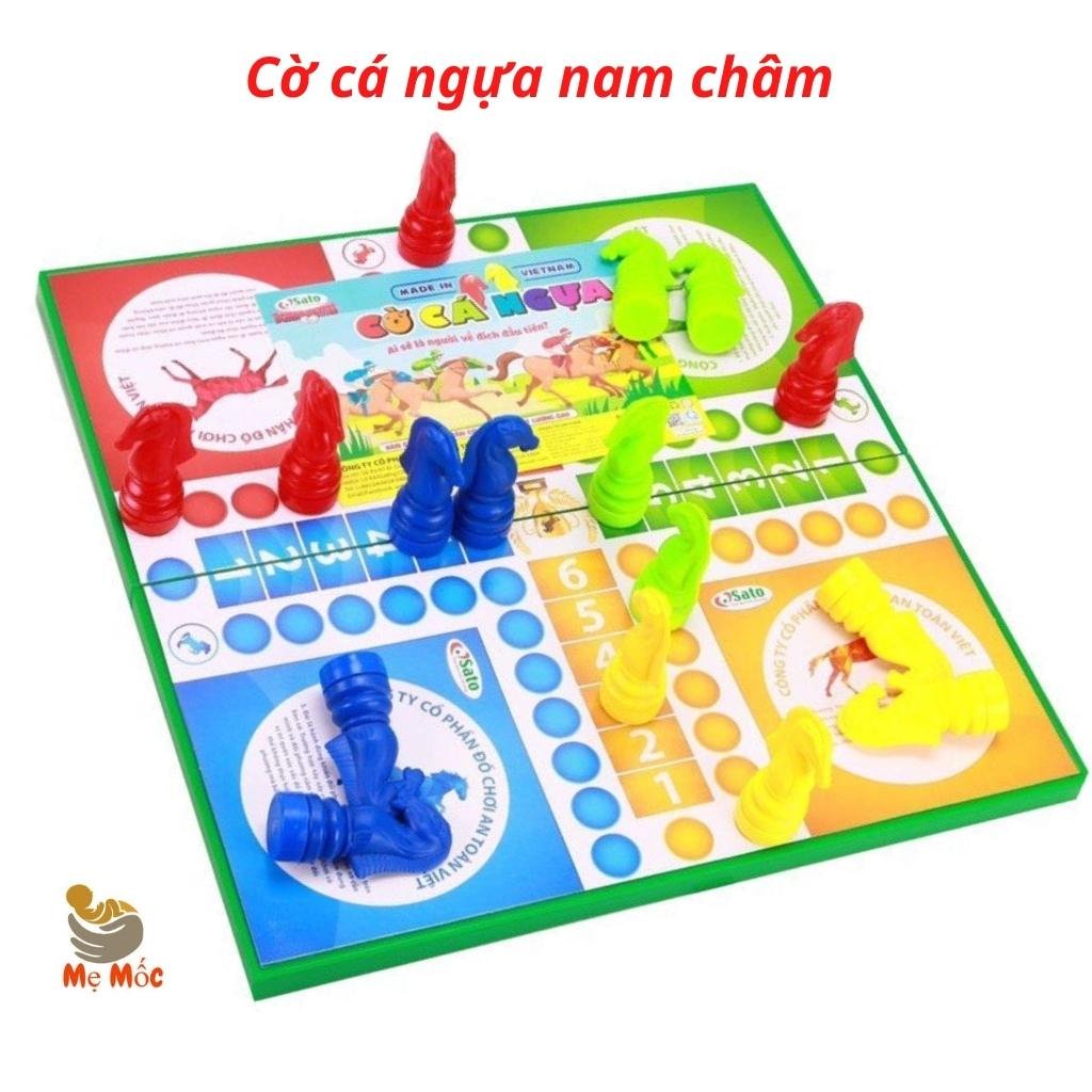 Bộ Cờ Cá Ngựa Nam Châm Cao Cấp Shop Mẹ Mốc ,CCN