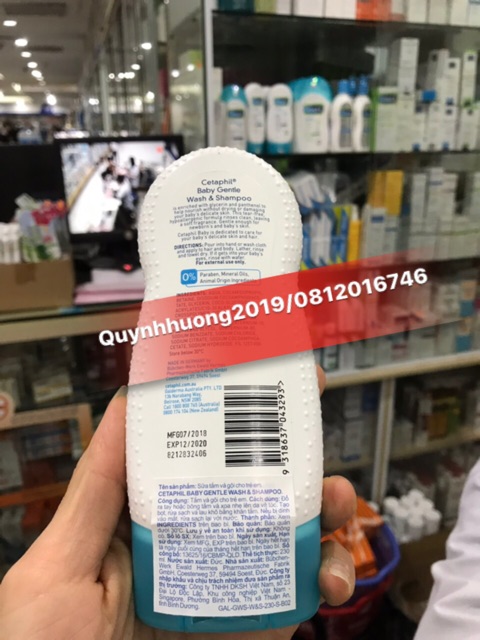 ✅SỮA TẮM GỘI TOÀN THÂN CETAPHIL BABY CHO BÉ YÊU(date 2021)