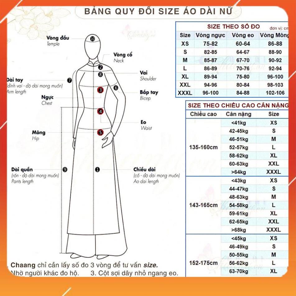 Áo Dài Đẹp, Áo Dài Truyền Thống Đẹp - Giá Rẻ Nhất Thị Trường - Cảm Kết Vải Đẹp - Uy tín Chất Lượng
