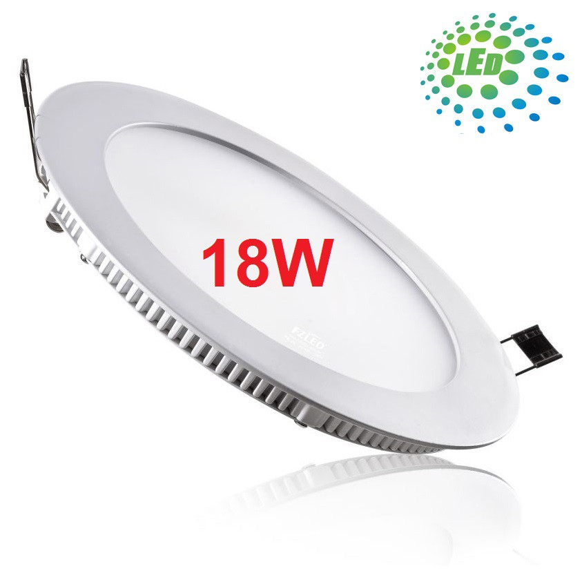 Đèn Led Panel Âm trần Siêu Mỏng 18w Tròn ÁNH SÁNG TRẮNG