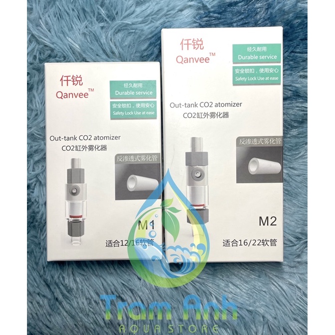 Trộn Co2 Qanvee - Bộ sủi Co2 nhỏ gọn - Hiệu quả cho bể thuỷ sinh F12 - F16