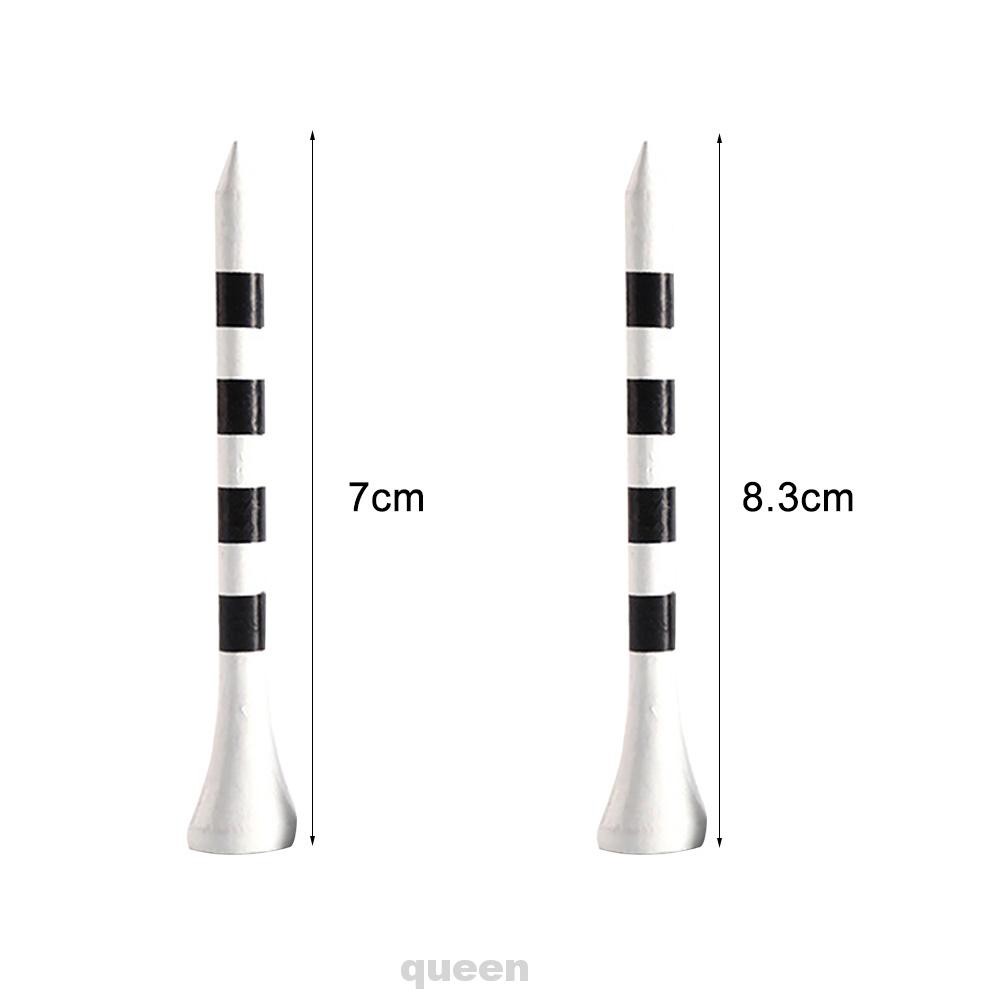 100pcs/set Lawn Club Bamboo Outdoor Sports Training Aids Kids Adults Cutting Practice 7cm 8.3cm Golf Tees