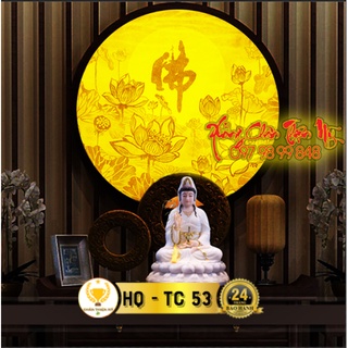 [Giá gốc tận xưởng ] Hào quang Trúc Chỉ In Thờ Tượng Bồ Tát , tặng đinh treo không cần khoan tường
