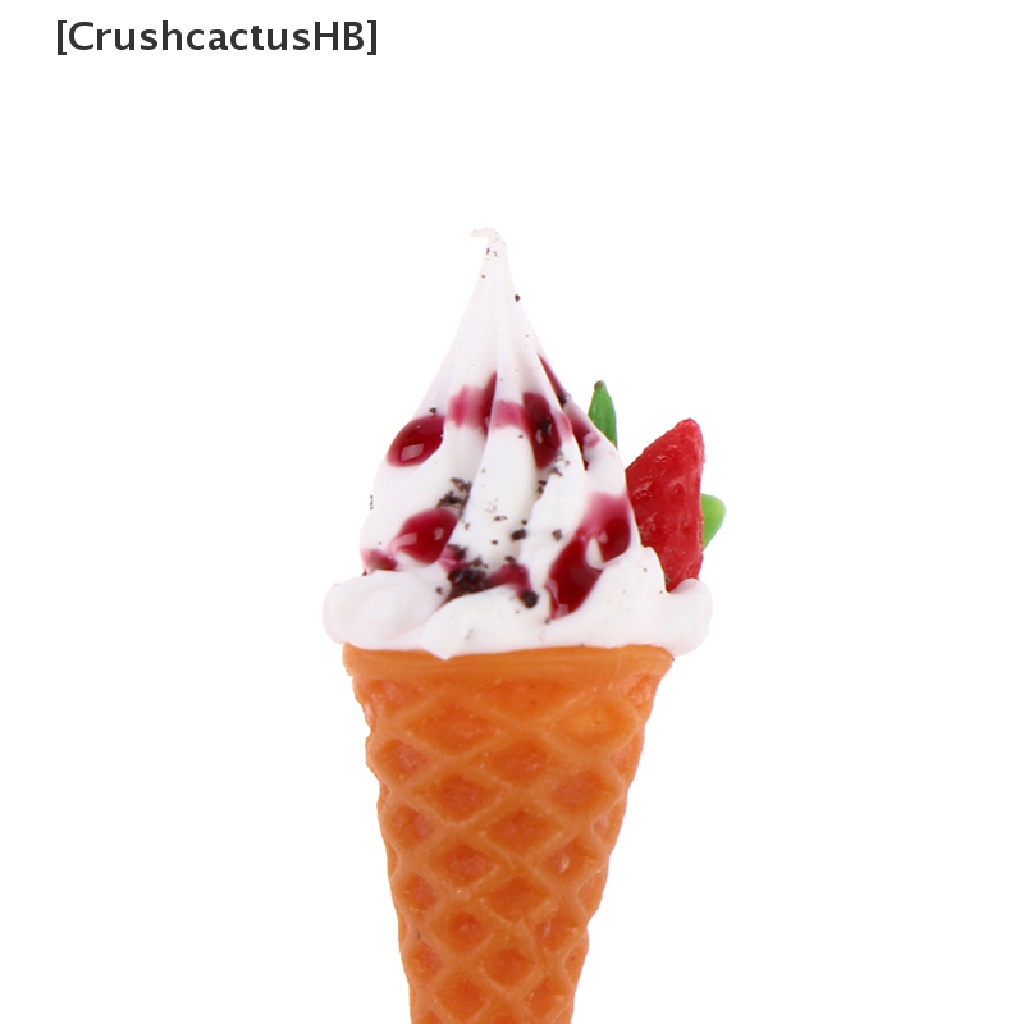 [CrushcactusHB] DollHouse food and play scene miniature toy model simulation ice cream Mini cone Hot Sell