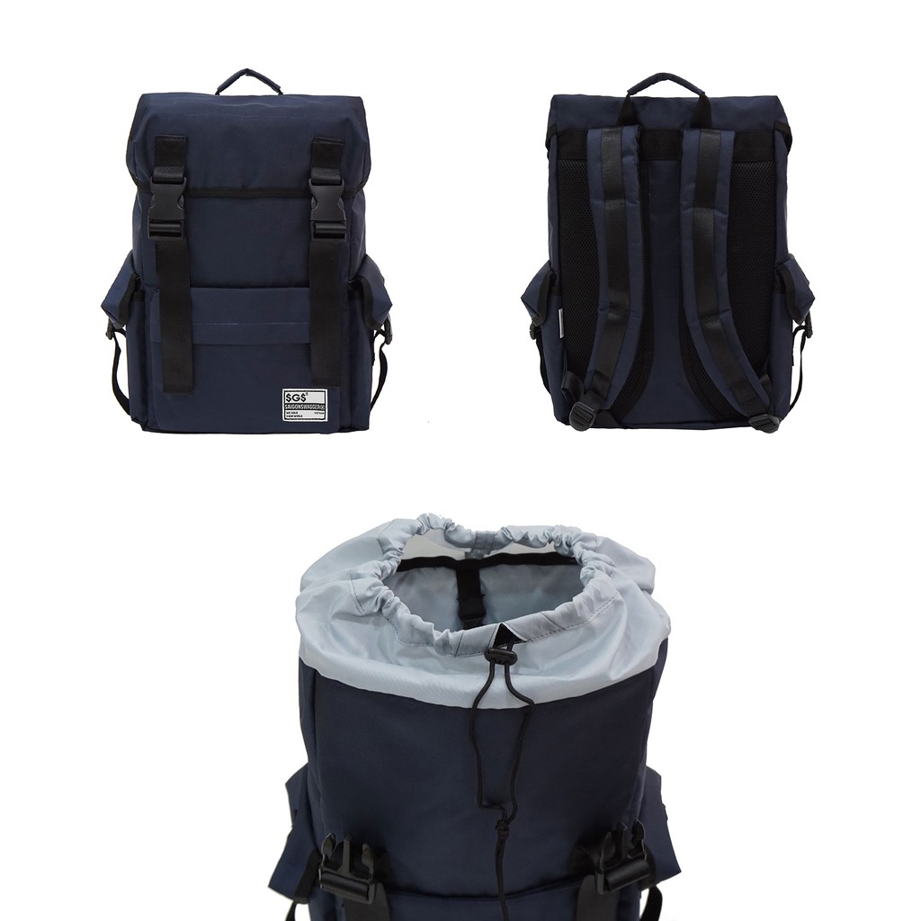 Balo Rút SAIGON SWAGGER® SGS Box Backpack-Ngăn Chống Sốc Laptop 15.6inch