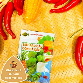 Bột rau câu dẻo con cá Hiệp Long -rau câu dừa - gói 12gr