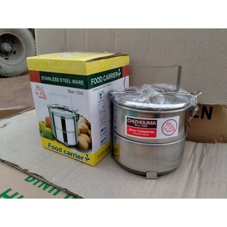 HỘP ĐỰNG CƠM ( CÀ MÊN ) INOX 2 NGĂN