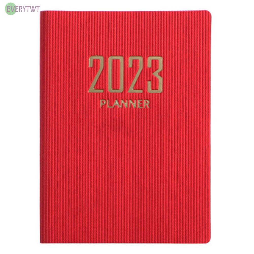 2023 English Schedule Book A7 Daily Plan Notebook Planner 77*106 MM Calendar(in stock）