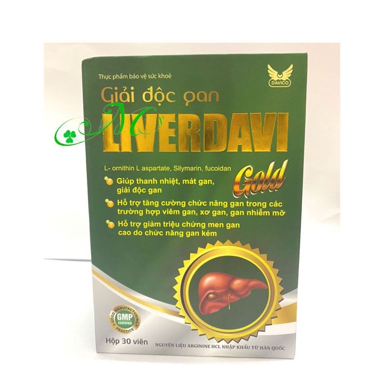 Giải Độc Gan LIVERDAVI GOLD - Hỗ trợ điều trị người viêm gan, xơ gan, gan nhiễm mỡ