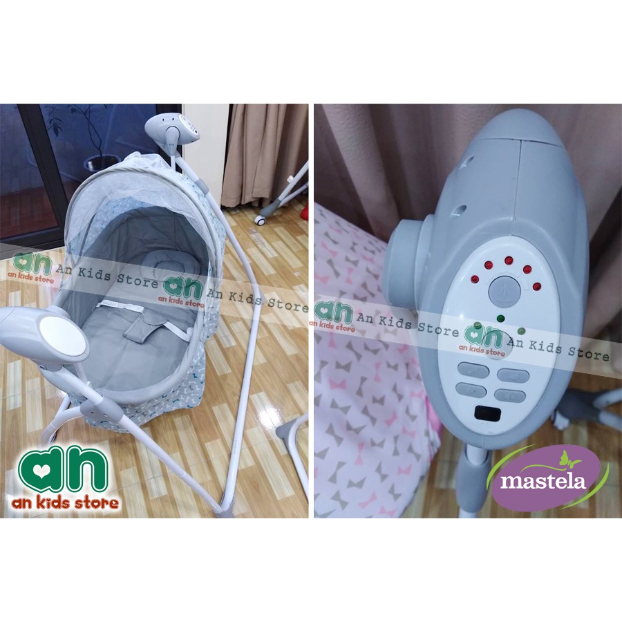 Nôi Đưa Tự Động Cao Cấp Mastela SG237 Cho Bé - Hàng Nhập Khẩu Chính Hãng