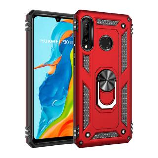Ốp điện thoại PC cứng chống sốc gắn kèm nhẫn giữ dành cho Huawei Nova 4E / P30 Lite