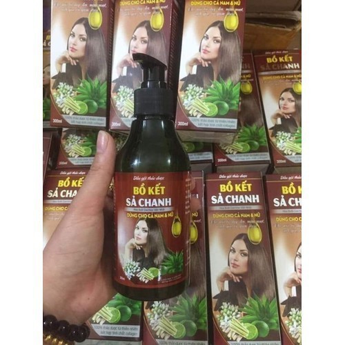 DẦU GỘI BỒ KẾT SẢ CHANH HOA BƯỞI THIÊN NHIÊN MỀM MƯỢT TÓC