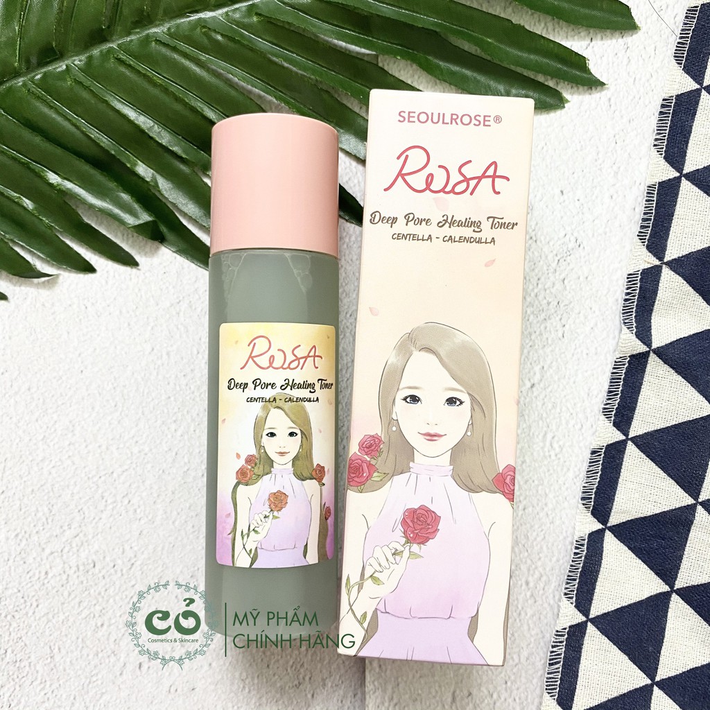 Nước hoa hồng Seoulrose Rosa Deep Pore Healing Toner