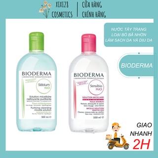 Nước tẩy trang Bioderma làm sạch dịu nhẹ 500ml, tẩy trang Bioderma cho mọi loại da - xixi28cosmetics