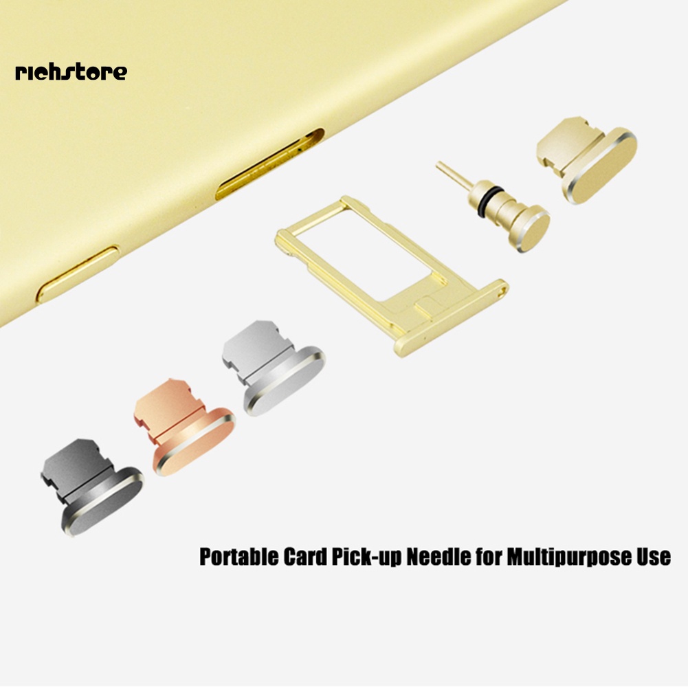 Nút Bịt Chống Bụi Cổng Sạc Và Tai Nghe Type C Micro Usb Cho Điện Thoại Android Iphone