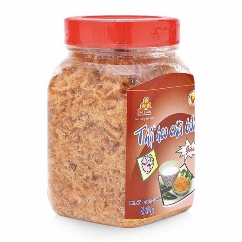 (date mới) CHÀ BÔNG GIÒN-80g/ hũ thương hiệu Vissan