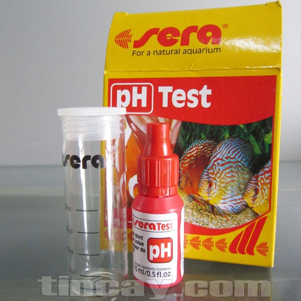 Test kiểm tra pH, test kiểm tra pH cho ao cá, Test pH Sera, Test Sera