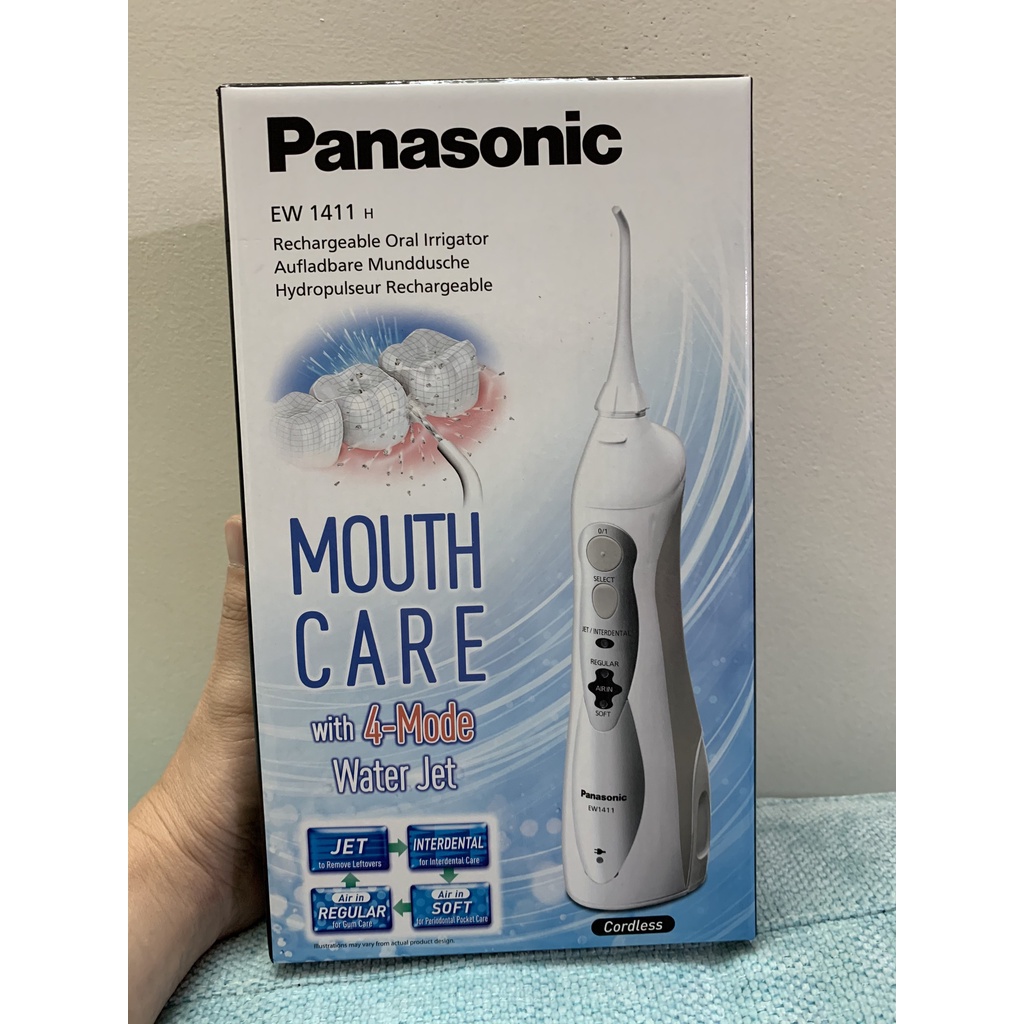 Máy tăm nước Panasonic EW1411 Đức vệ sinh răng miệng làm sạch cặn thức ăn - Shop Viloet