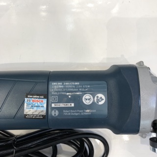 MÁY MÀI ĐIỆN GÓC BOSCH GWS 060 - CÔNG SUẤT 670W, ĐÁ MÀI 100MM