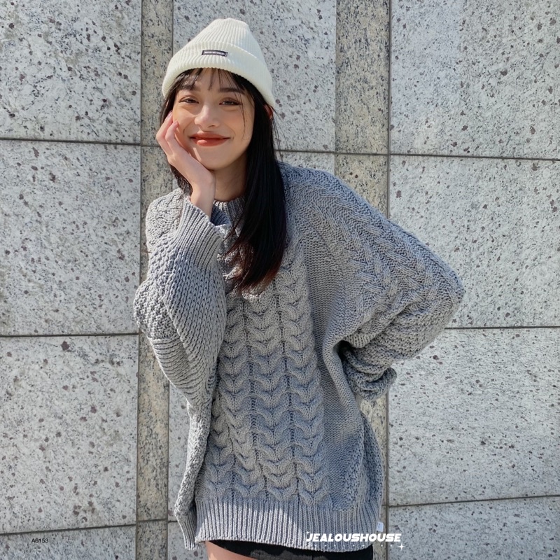 Áo len, áo len nữ VẶN THỪNG M2 - 6153