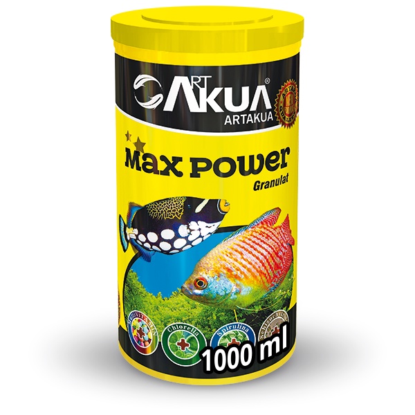 A14- ARTAKUA MAX POWER-100g-Thức ăn hoàn chỉnh dạng hạt (1.7 mm) để nuôi các loại cá Biển và cá cảnh.