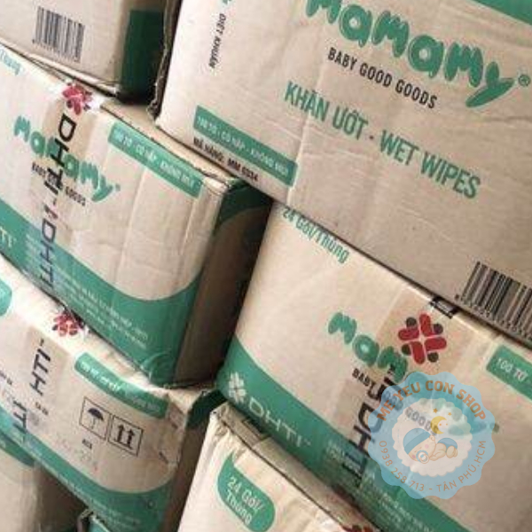 COMBO 10 GÓI KHĂN ƯỚT AGI / MAMAMY 100 TỜ KHÔNG MÙI (katydang)