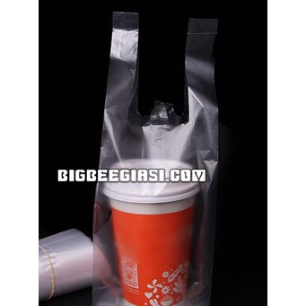 Túi Đựng Ly Nước mía ,Ly Trà Sữa, Ly chè - Túi Nilon PE Đựng (1 ly và 2 ly) nước an toàn tiện dụng