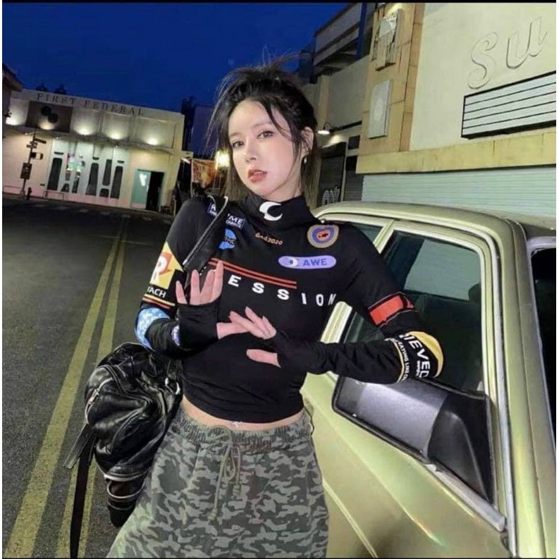 Áo cổ lọ thể thao body cá tính TV2 ⚽⚽⚽