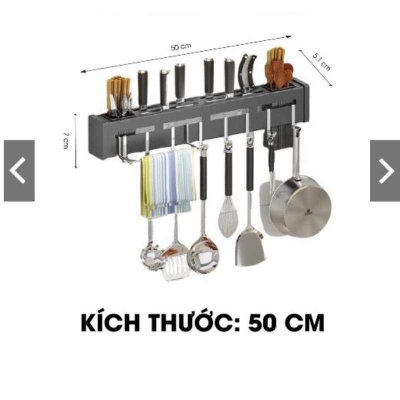 Giá treo dao thớt kéo, giá treo dụng cụ nhà bếp