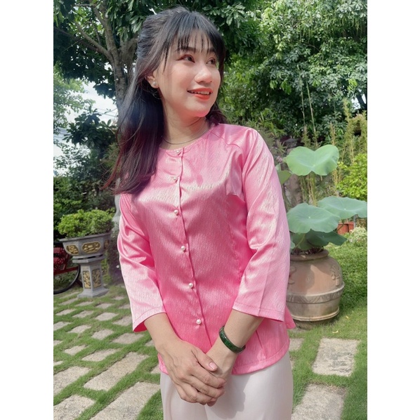 đồ lam đi chùa nữ