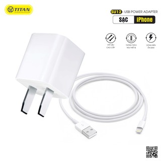 Củ Sạc Chân Dẹt 1A TITAN SU12