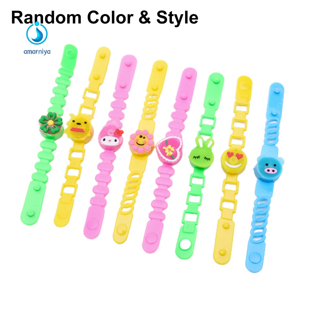 Vòng Đeo Tay Phát Sáng Họa Tiết Hoạt Hình Vui Nhộn Cho Bé