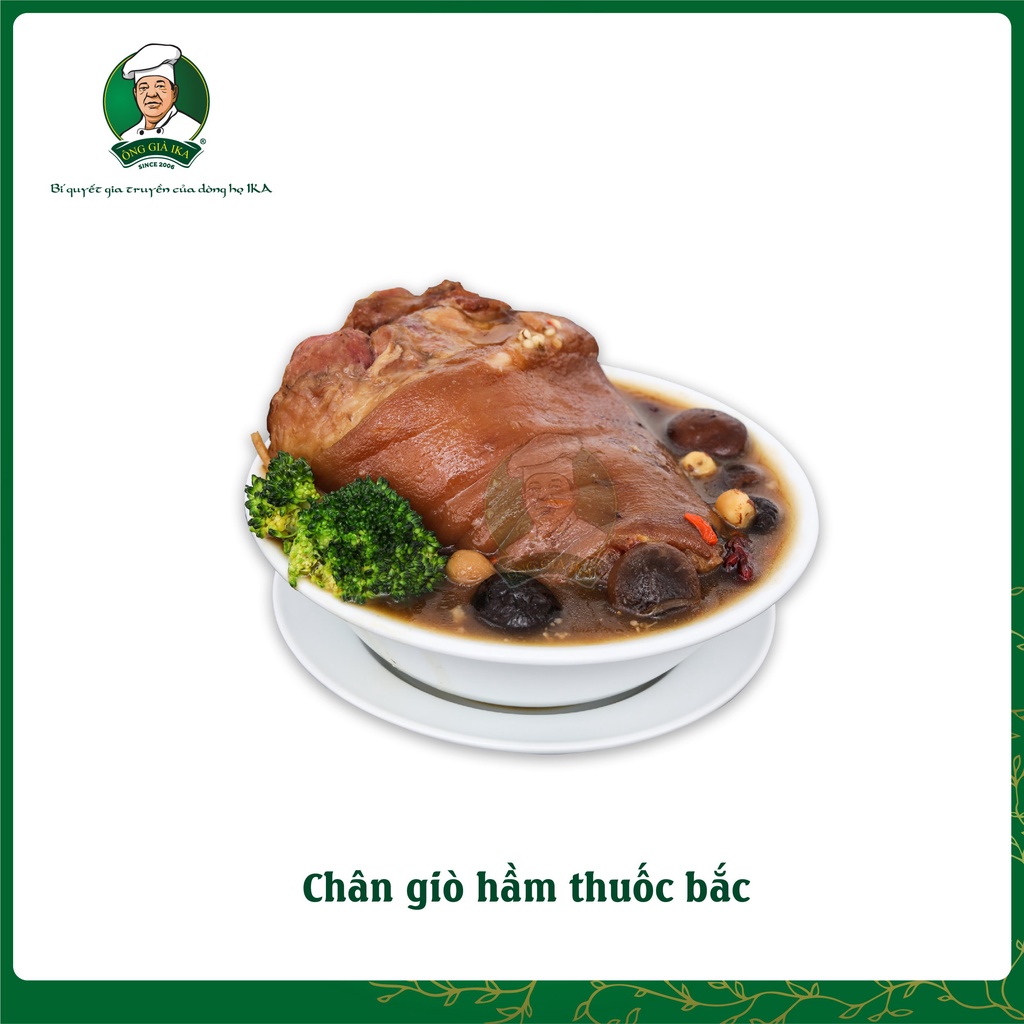 Chân giò hầm thuốc Bắc 1.2Kg - Ông già IKA